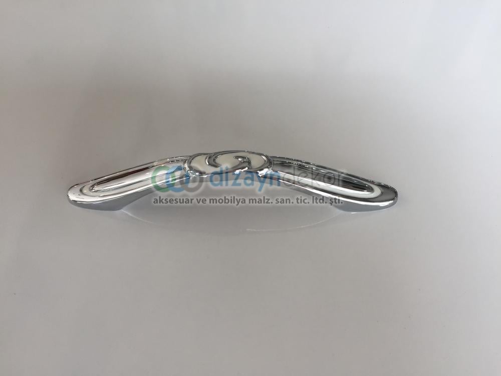 KROM-BEYAZ DESENLİ 96 MM. KULP
