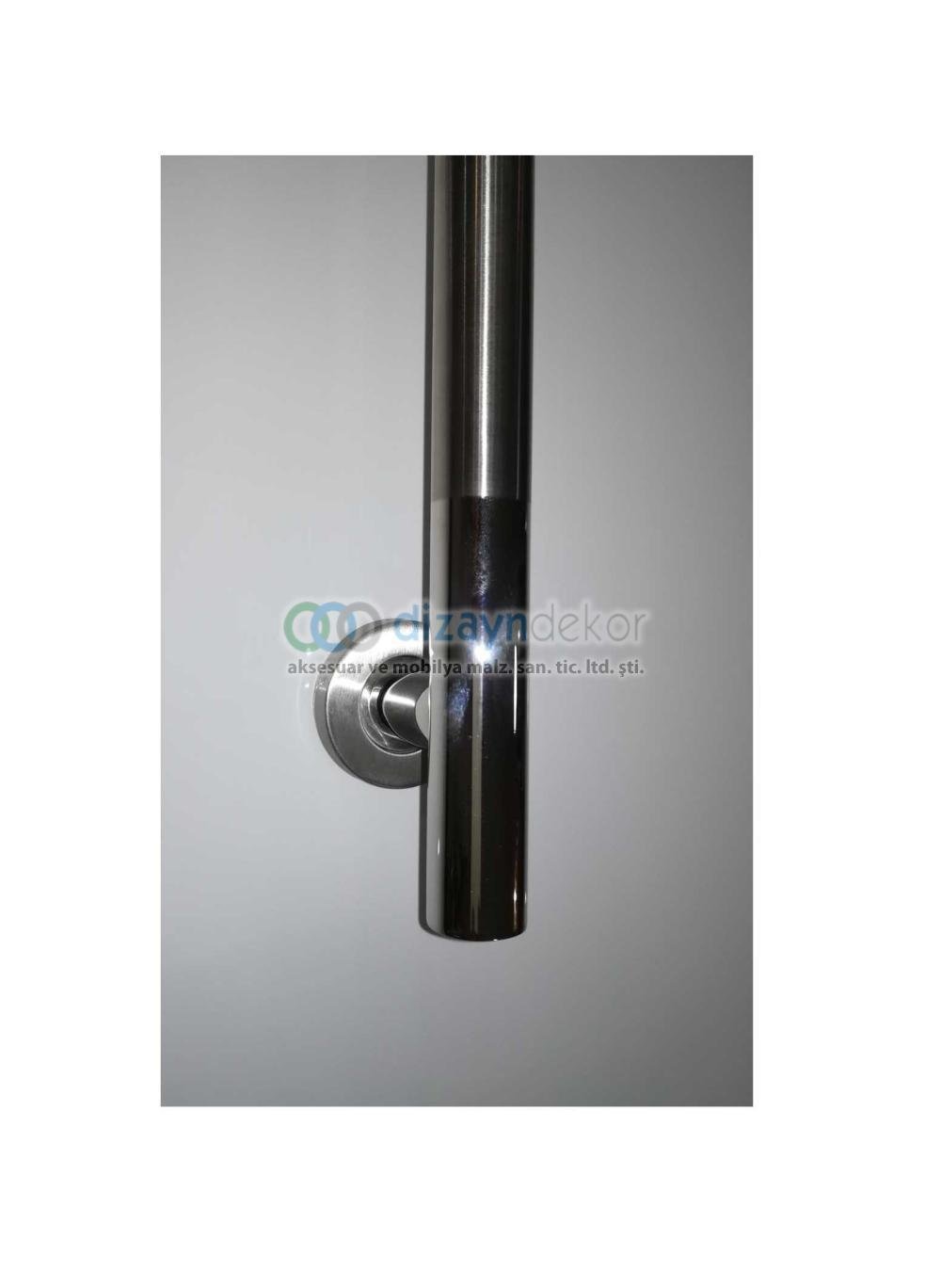 Paslanmaz Çelik Sürgü Ve Çekme Kapı Kolu Krom Saten 1