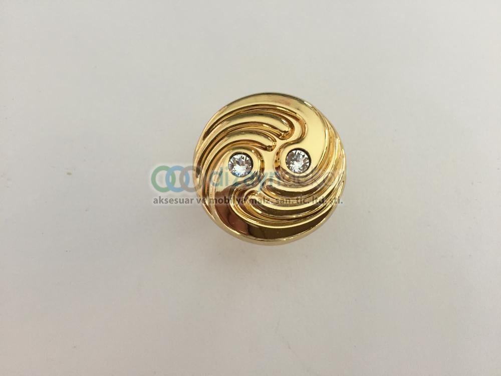 Swarovski Taşlı Tekli Altın