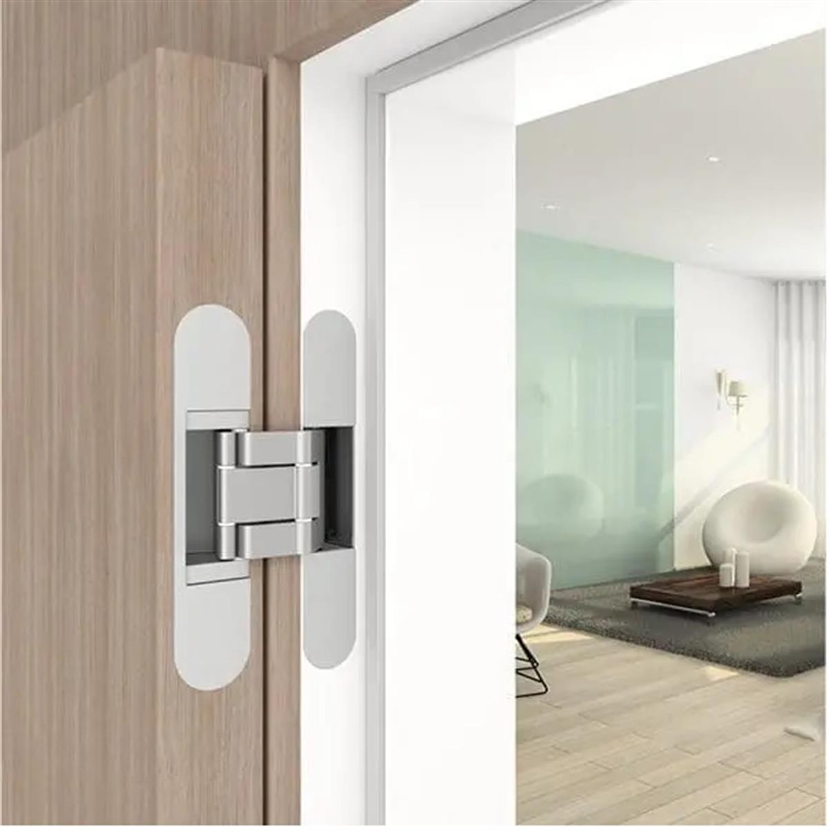 AGB Gizli Menteşe ECLIPSE 4.1 Mat Krom Dışarı Atan