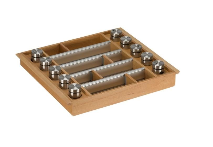 Ahşap Baharatlık ve Kaşıklık Ünitesi 60 cm. Modül