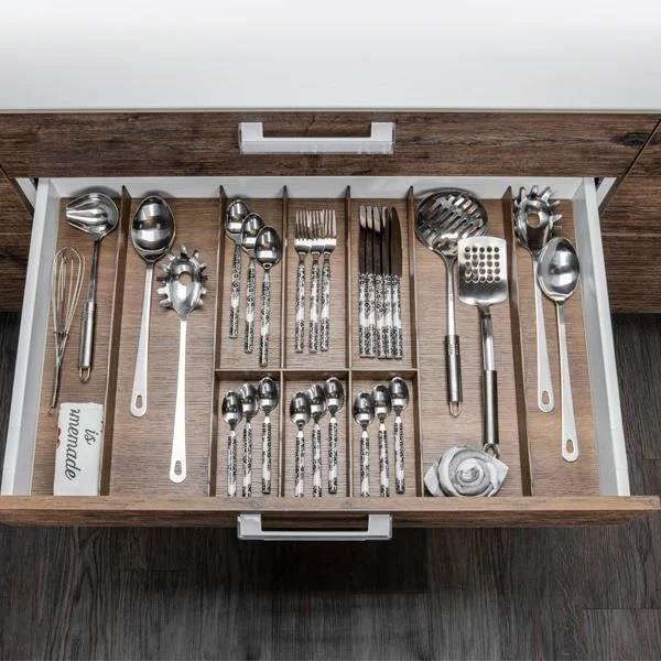 Ahşap Kaşıklık Koyu Meşe 600mm