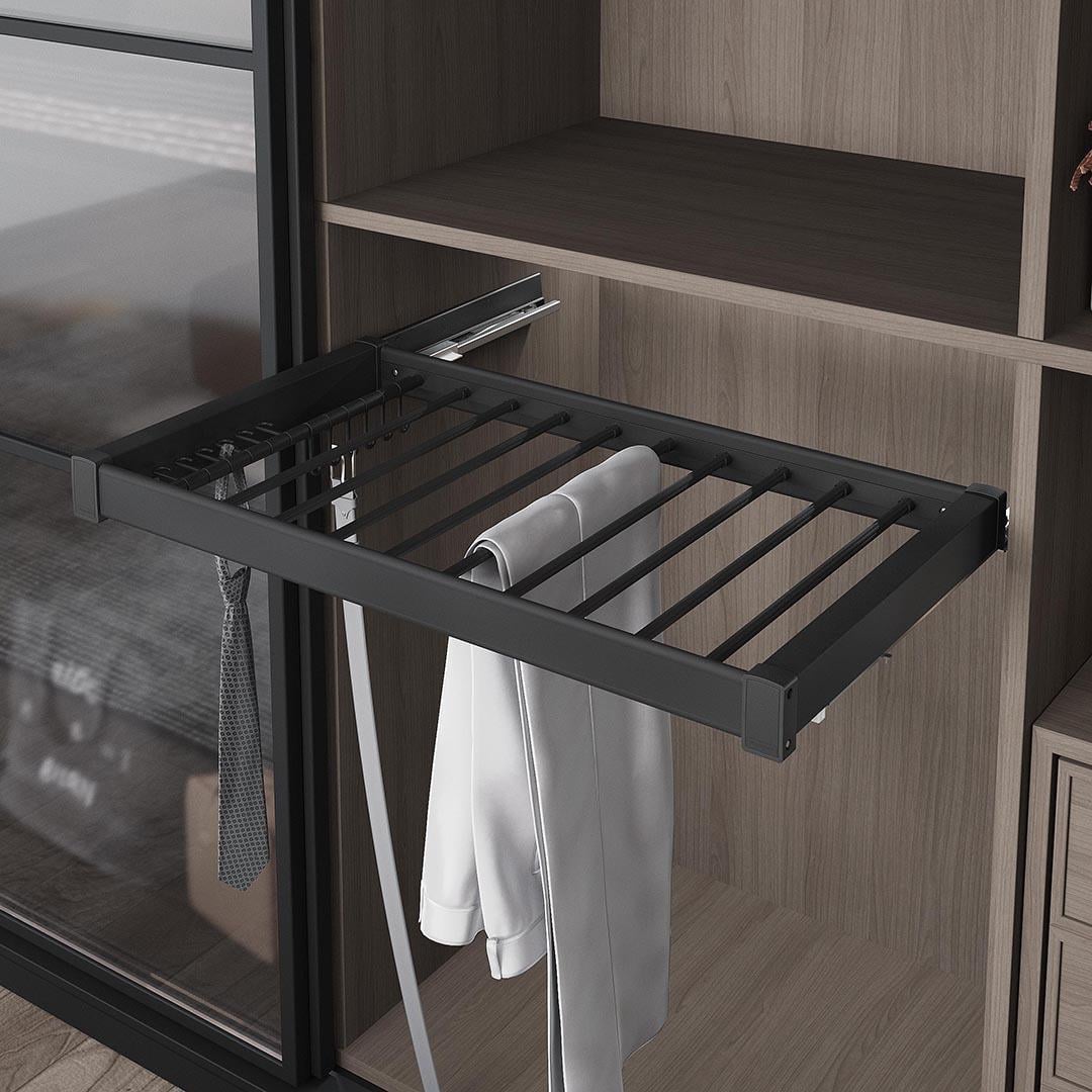 Antrasit Gizli Blum Tandem Raylı Frenli Pantolonluk S6707-6710