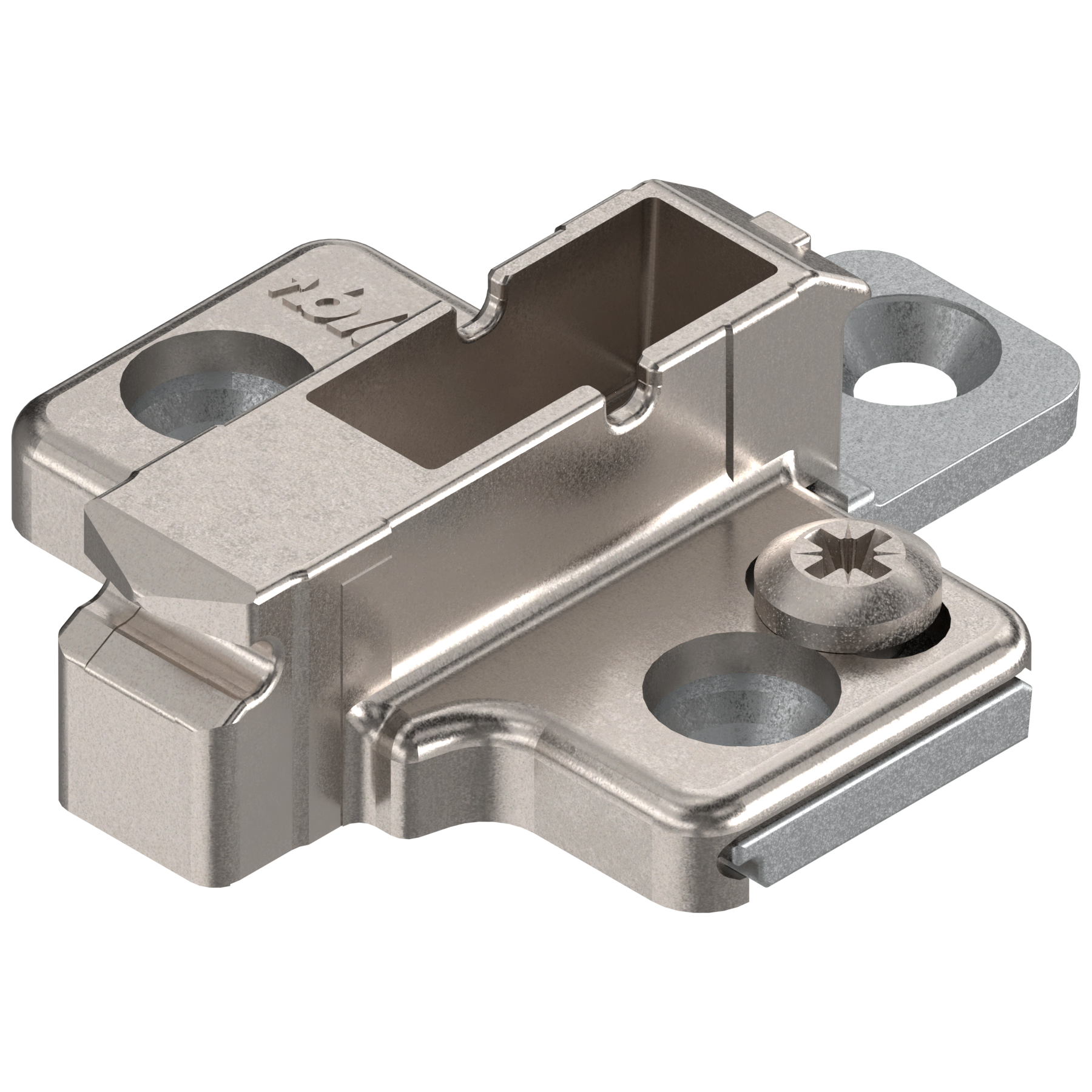 Blum Clip Menteşe Tabanı, Haç tipi, 6 mm, Zamak, Vidalı 175H9160