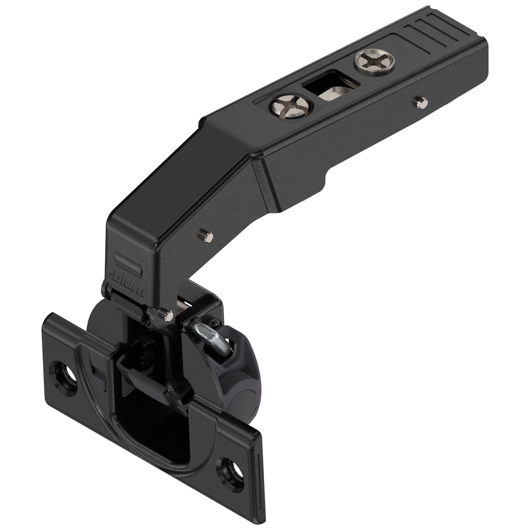 Blum Clip Top Kör Kapak (Sabit Kapak) Menteşesi Blumotion Ent. Onyx-Siyah 79B9550 + 175H3130