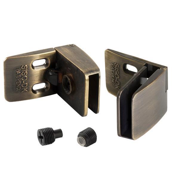 Cam Kapak Menteşesi U Tipi-bronz Antik Kaplamalı