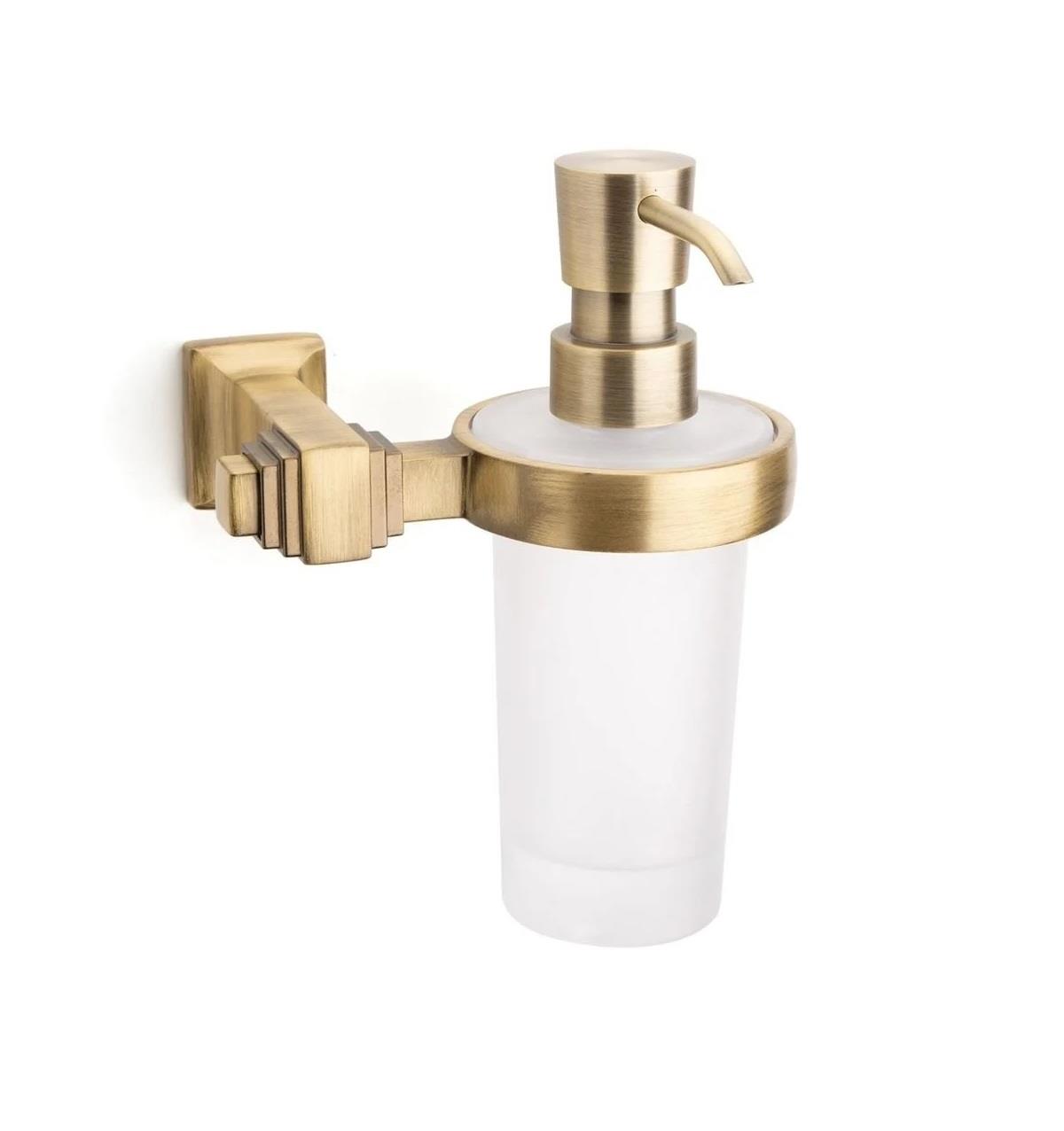 Castle Antik Sarı Sıvı Sabunluk Duvara Montajlı