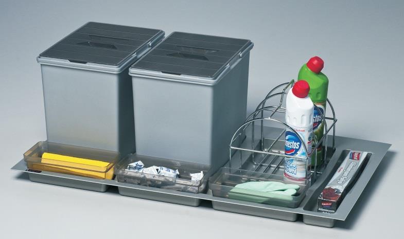 Çekmece İçi Çöp Kovası & Deterjanlık 90 Cm. Modül