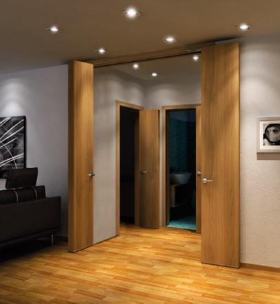 90 Derece Katlanabilir Kapı Mekanizması Sistemi Compack Living