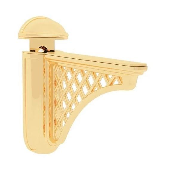 Desenli Raf Tutucu Parlak Altın 6-40 Mm