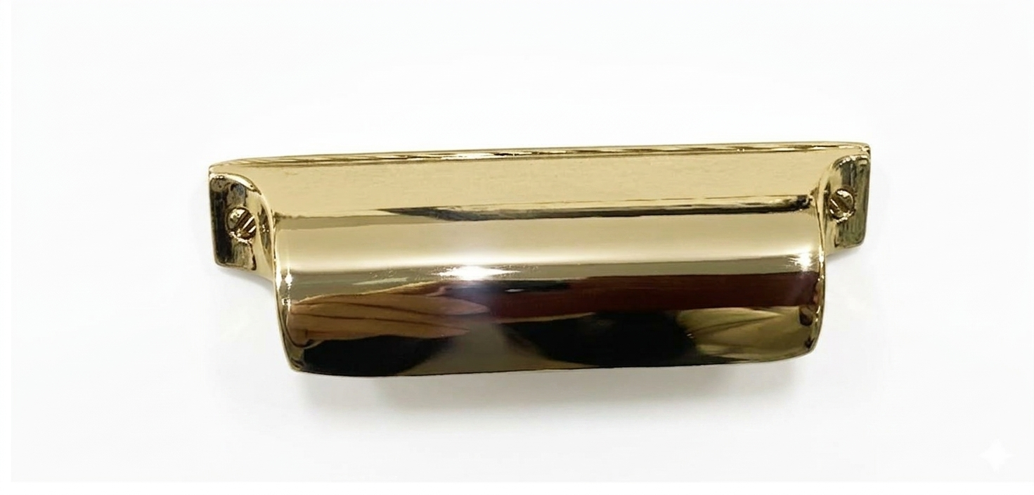 Doka Çekme Kulp Parlak Altın 64 Mm 204523