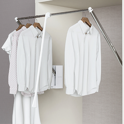 Gardrop Asansörü Beyaz Frenli 900