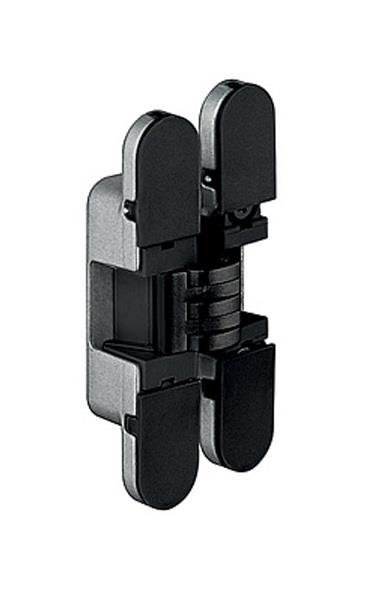 Gizli Ayarlı Kapı Kapak Menteşesi Siyah 72 X 14 