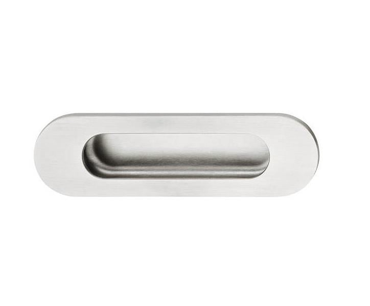 Gömme Kulp Paslanmaz Çelik Fırçalı 130*37 Mm