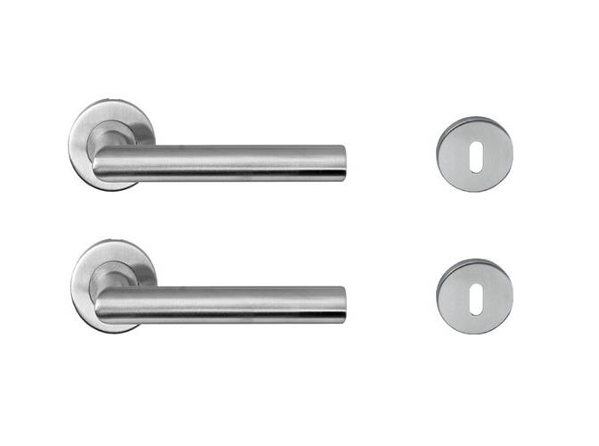 Hafele Werner-M Oda Kapı Kolu Takımı Paslanmaz Çelik Mat