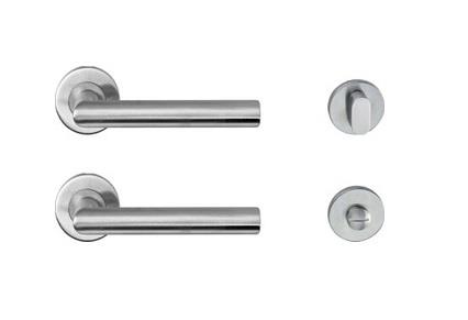 Hafele Werner-M Wc Banyo Kapı Kolu Takımı Paslanmaz Çelik Mat