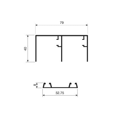 İçten Çalışır Frenli Sürgü Sistemi-ray Takımı