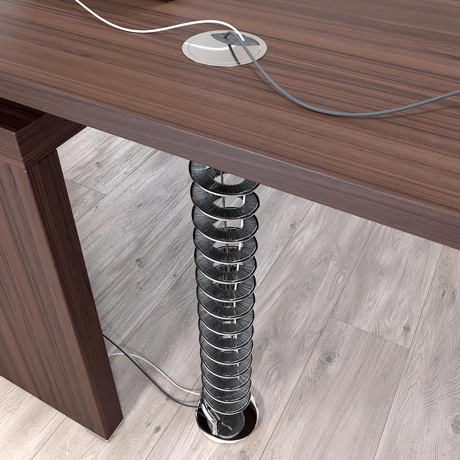 Kablo Kanalı Dikey Krom Parlak 1100 Mm.