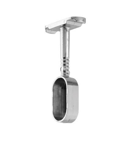 Krom Oval Ayaklı Askı Flanşı Kapalı - 2 Adet