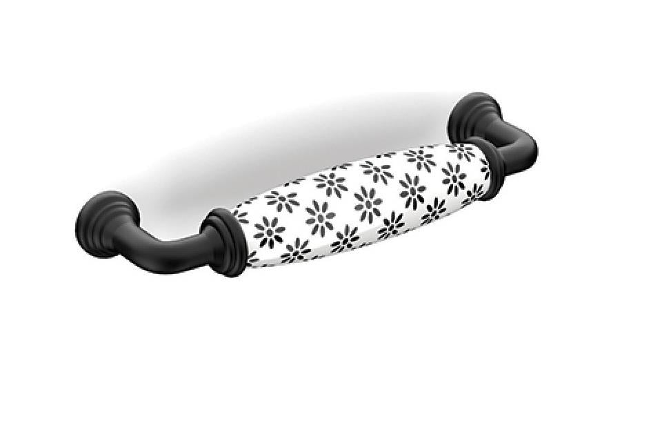 Mat Siyah 96 Mm. Porselen Kulp Flo