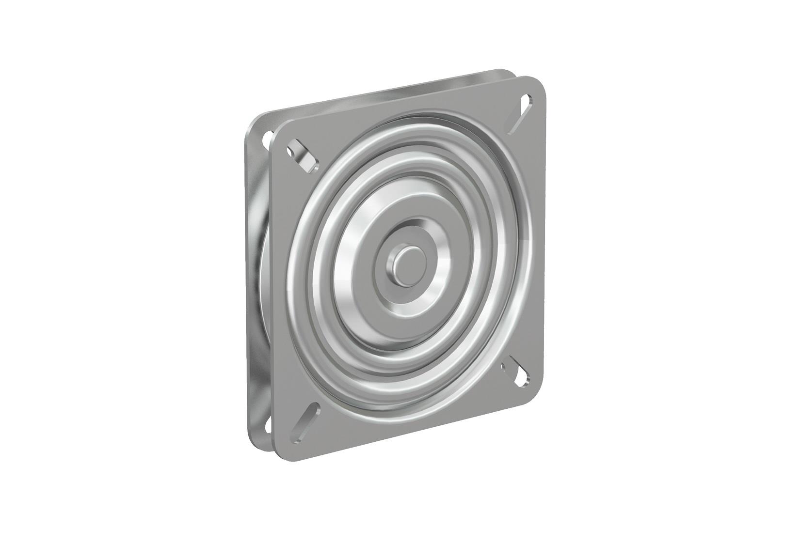 Metal Döner Tv Tabure Altlığı Rulmanlı 160*160*20 Mm 0075