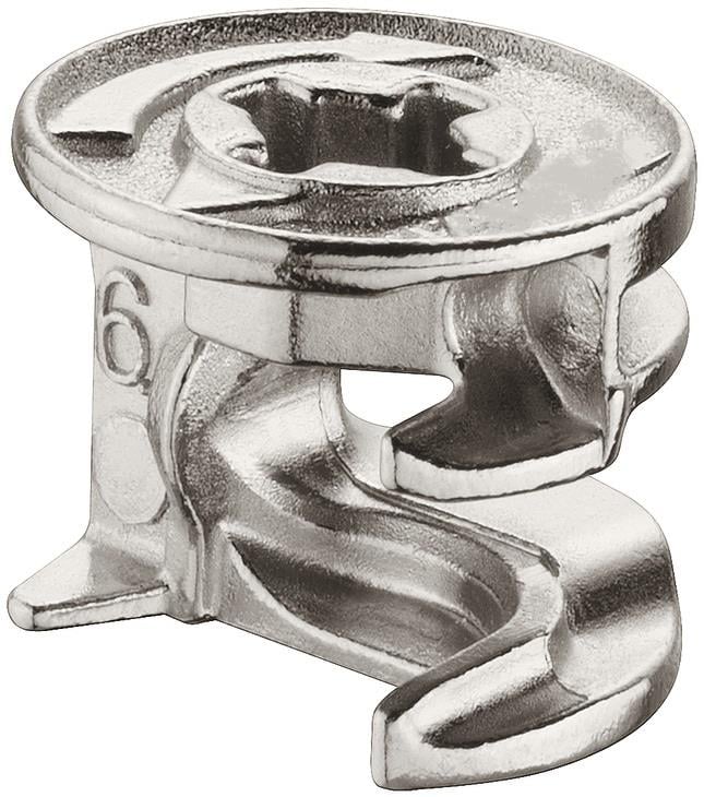 Minifix Kafa ( Gövde ) Nikel 15*18 Mm.-24 Adet