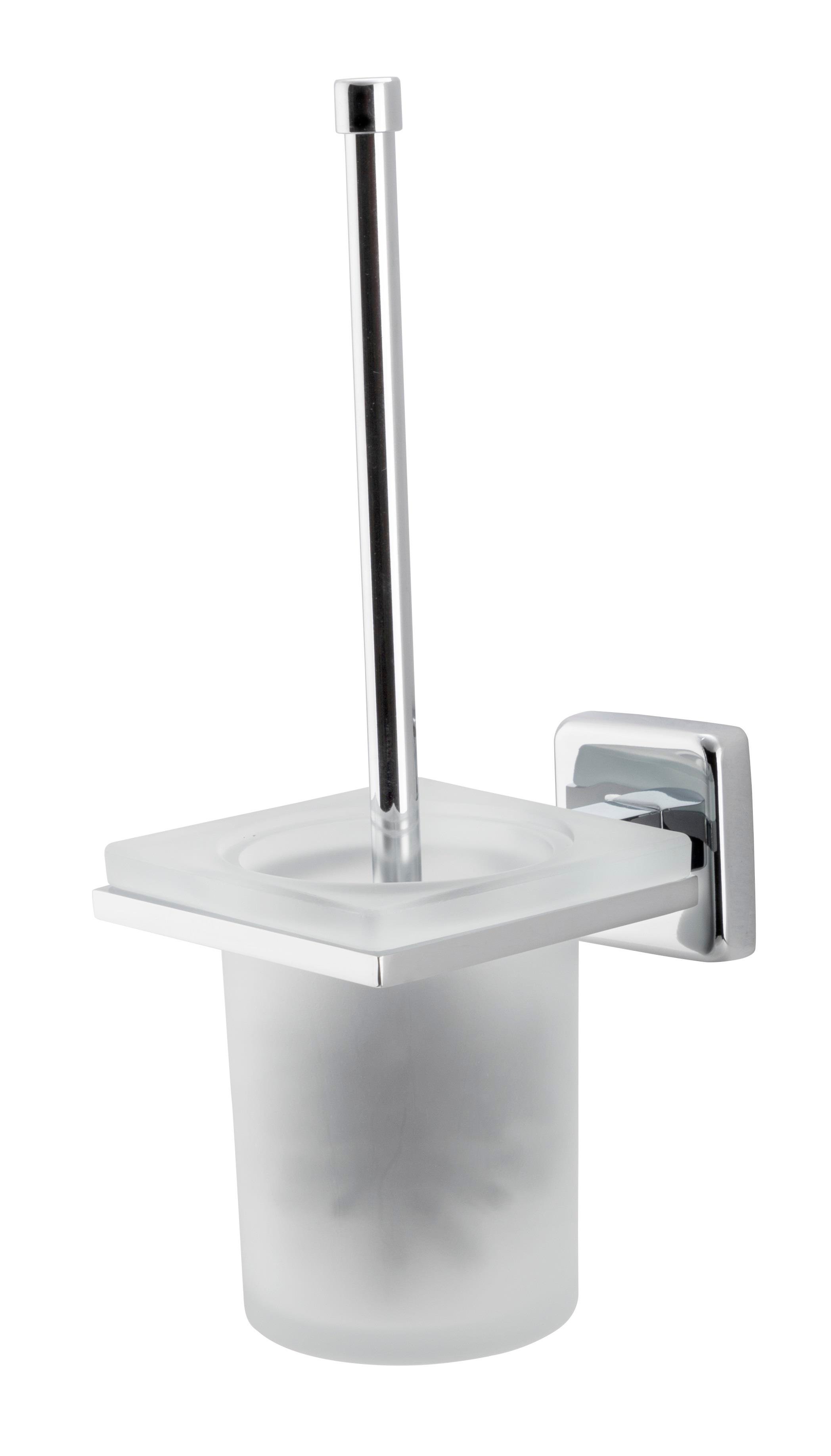 Montajlı Klozet Fırçası Parlak Krom 