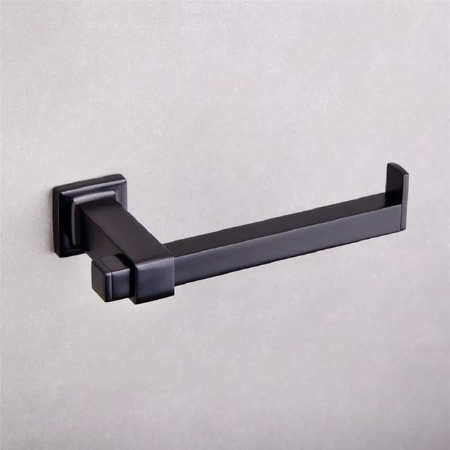 Orkide Mat Siyah Açık Tuvalet Kağıtlığı