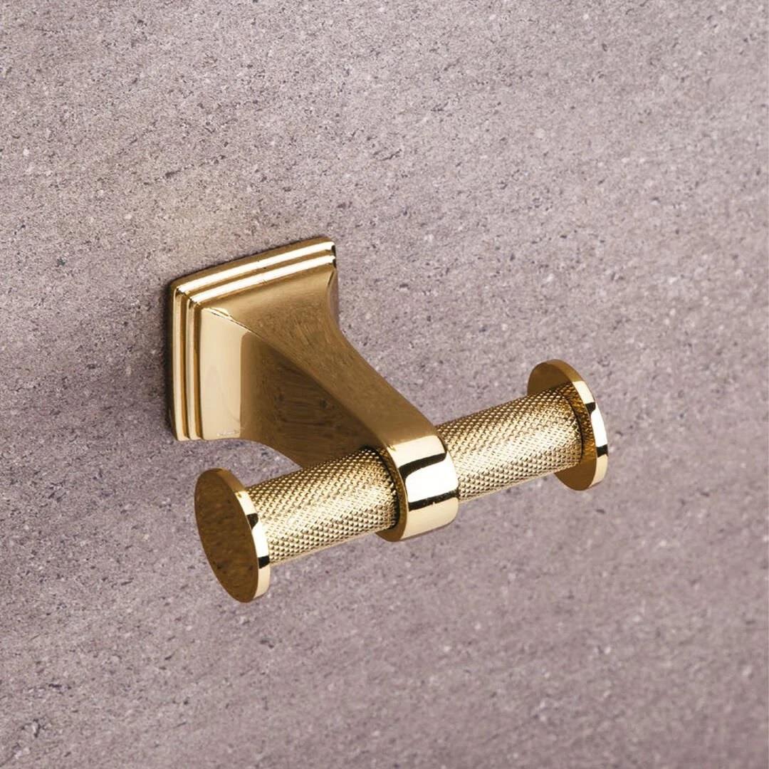 Park Çiftli Bornoz Askılığı Gold Parlak Altın