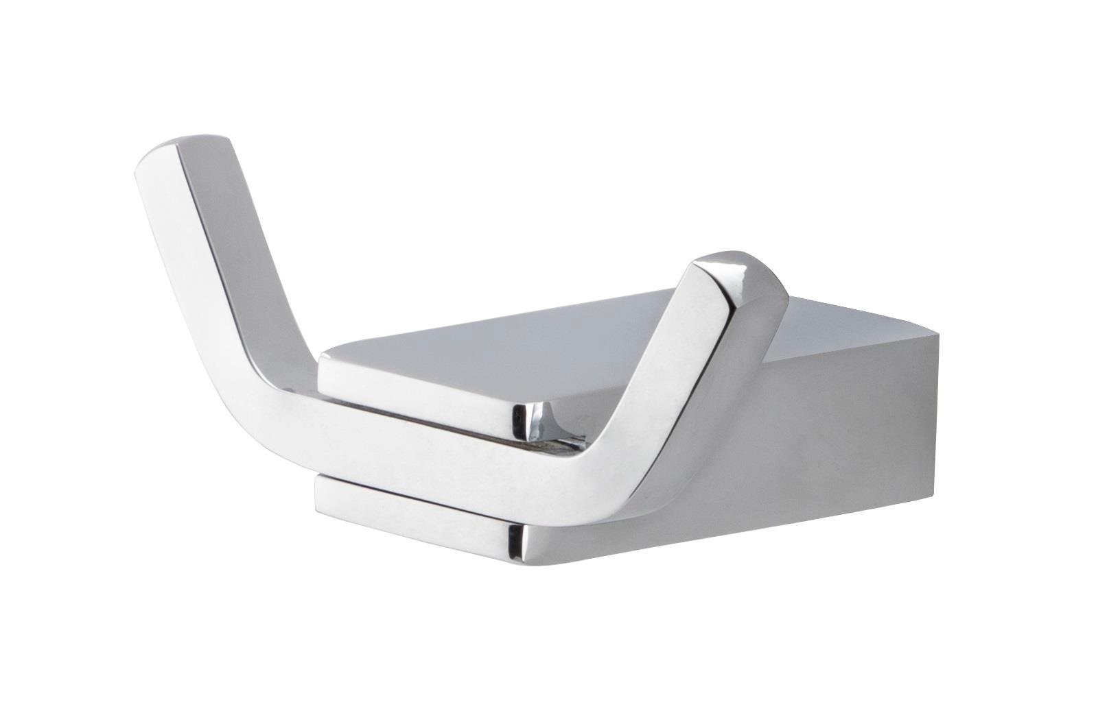 Parlak Krom Bilbao Lüks İkili Bornoz Askılığı