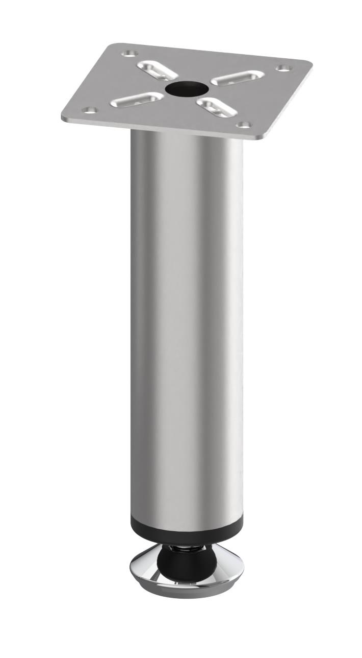 Paslanmaz Çelik İnox Mobilya Dolap Baza Ayağı 15 Cm