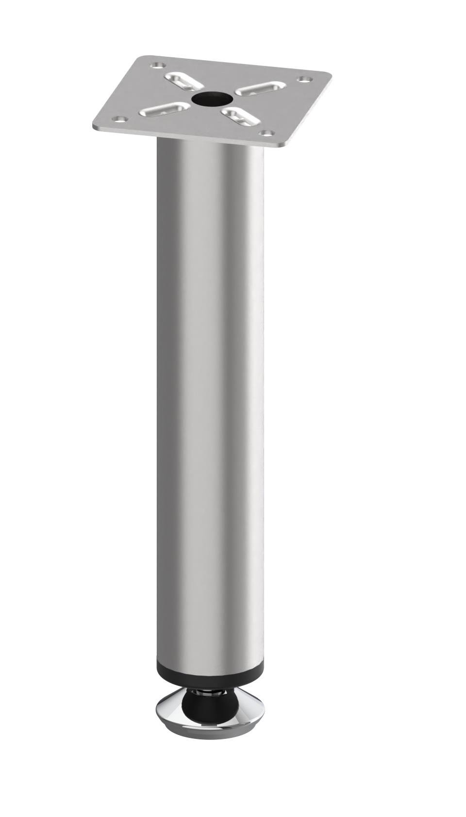 Paslanmaz Çelik İnox Mobilya Dolap Baza Ayağı 20 Cm