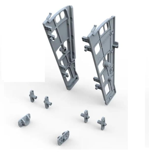 Plastik Tekli Dar Düşer Ayakkabılık Seti