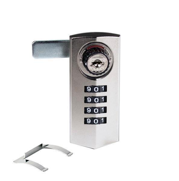 Şifreli Mandallı Dolap Kapak Kiliti Nikel İki Fonksiyonlu M238