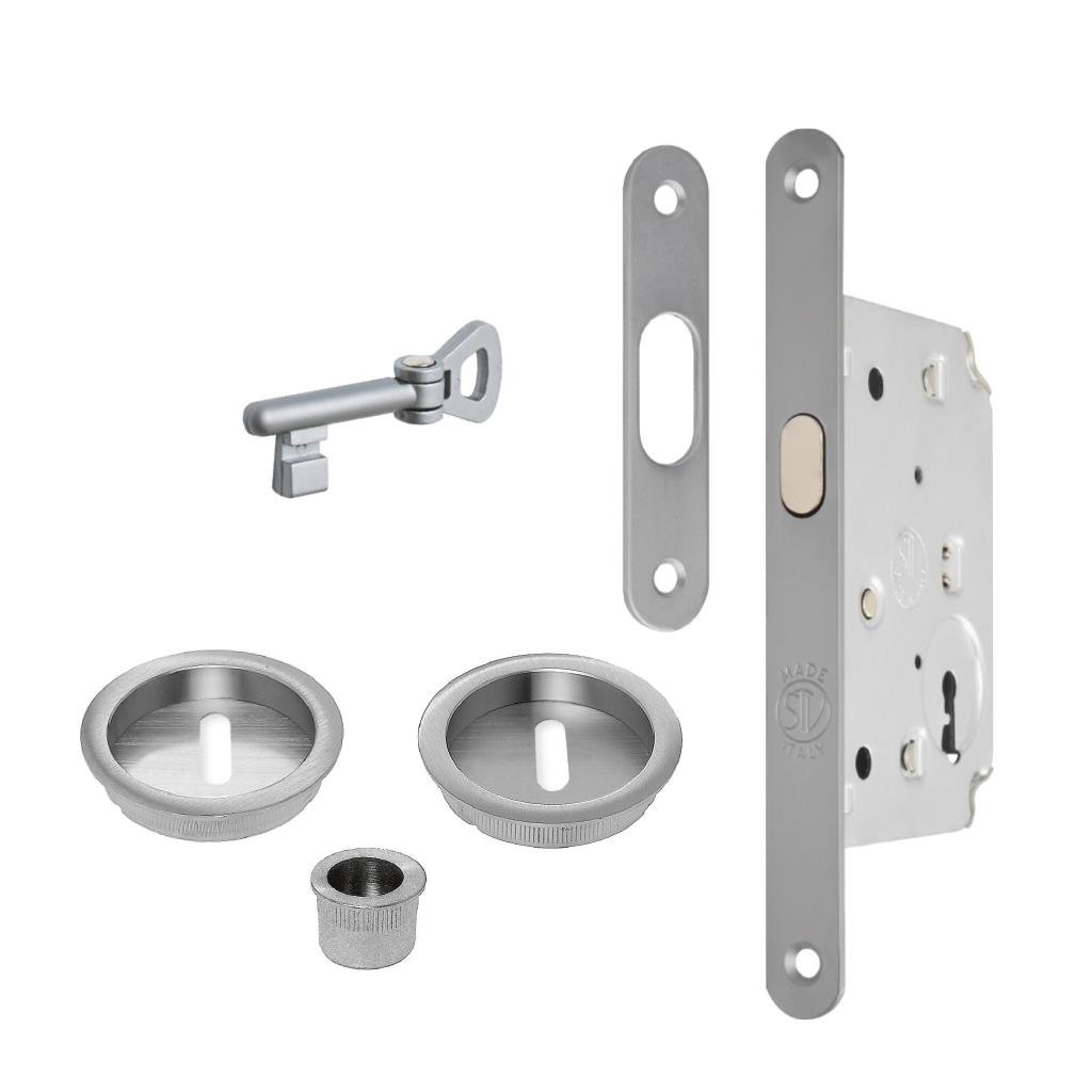 Sürgü Sürme Kapı Kiliti Oda Anahtarlı Rozetli