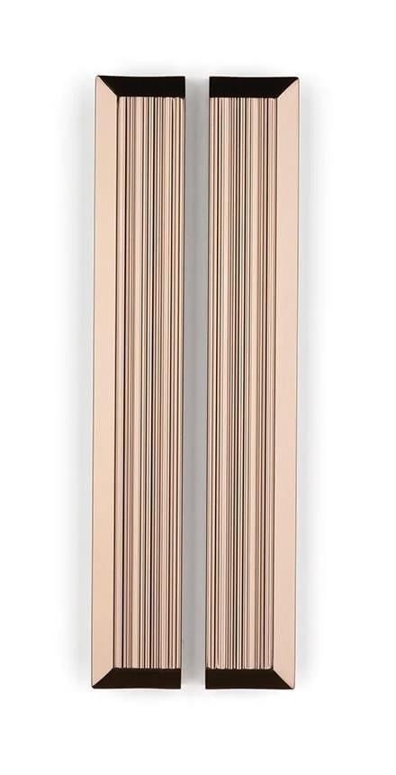 Tline L Tipi Çizgili Parlak Bakır Rose Kulp 224 mm. 209060