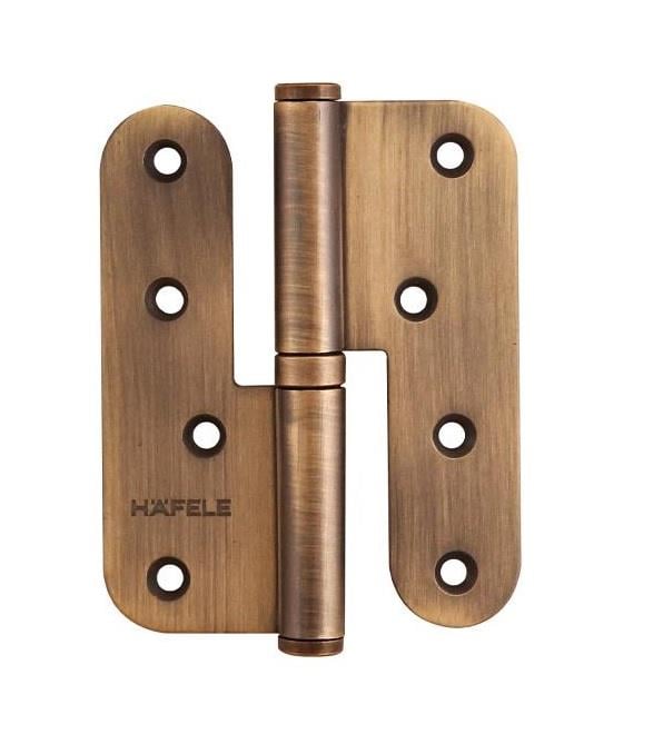 10 Cm. Oval Kapı Menteşesi Antik Bronz