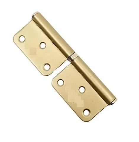 12 cm Çelik Cerman Tip Kapı Menteşesi Mat Sarı