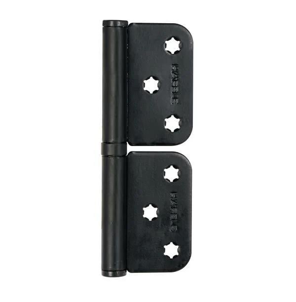 12 cm Çelik Cerman Tip Kapı Menteşesi Mat Siyah