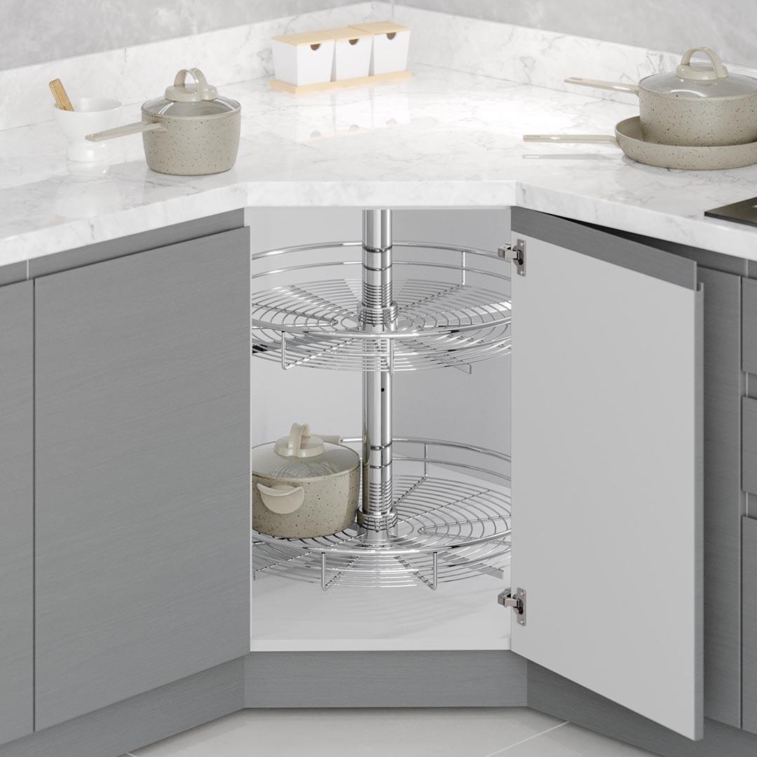 4/4 Lüks Köşe Döner Sepet Takımı S3032