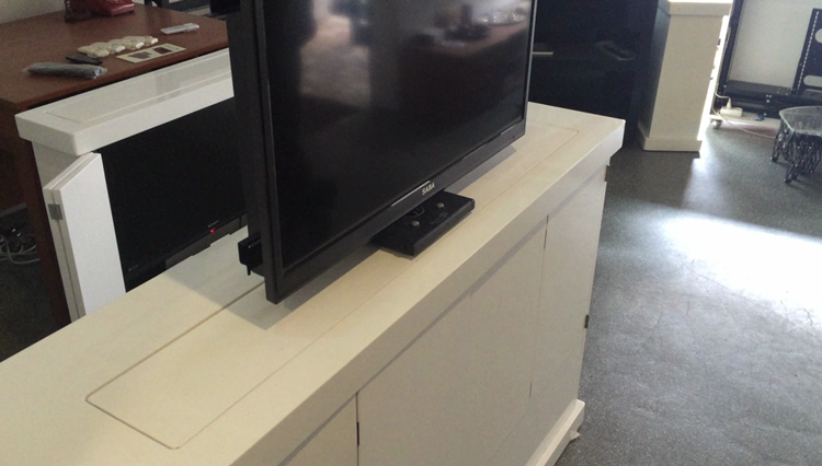 55 İnç Otomatik Kapaklı Dikey Hareketli Tv Lift Mekanizma Sistemi