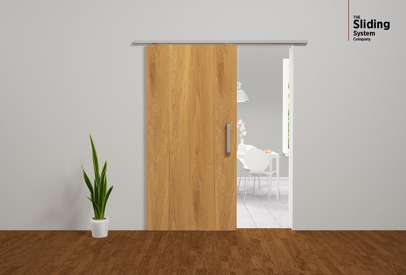 60 Kg Ayarlı Çift Yöne Yavaşlatıcılı Sürme Kapı Sistemi 9010 Sft