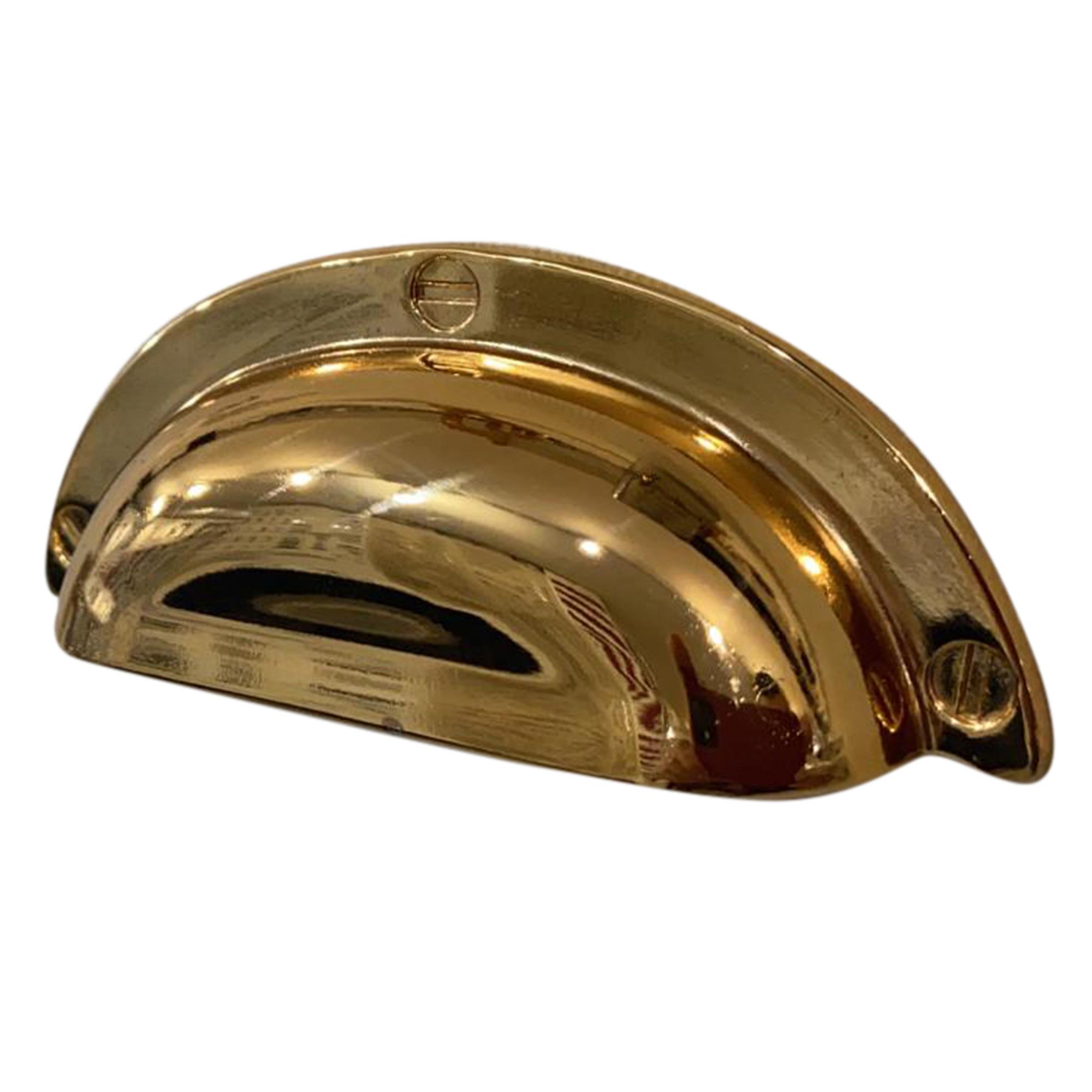 64 Mm. Tas Çekme Mutfak Kulp Parlak Altın