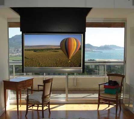 65 İnç Tavan Lift Açılır Ve İner Tv Sistemi