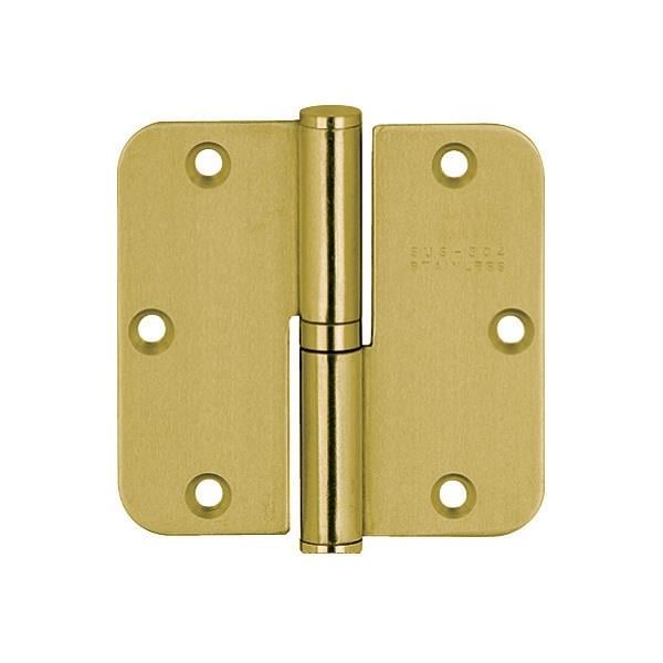 8 Cm. Oval Kapı Menteşesi Parlak Pirinç