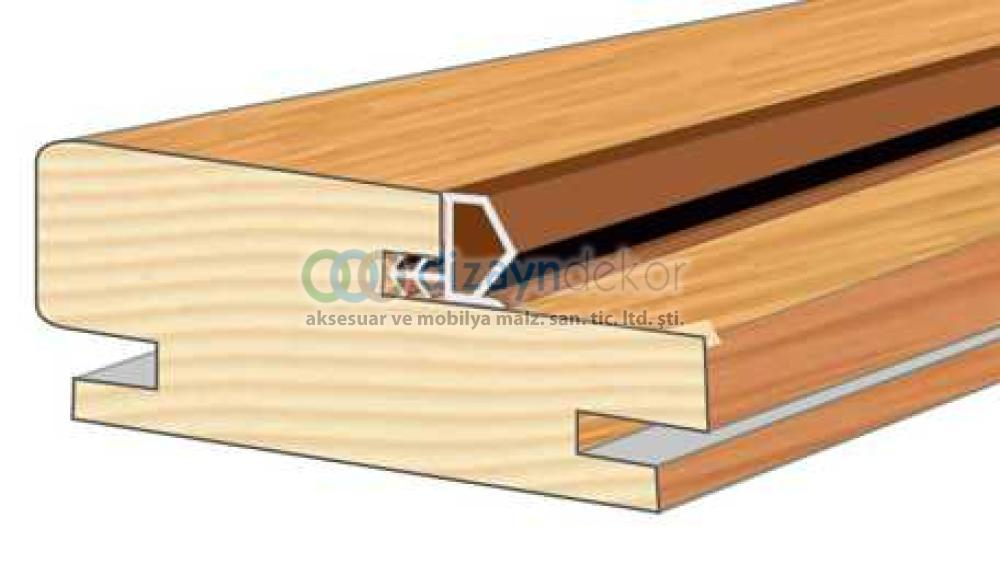 Ahşap Kapı Fitili, Ses Contası Çatılı Kenardan