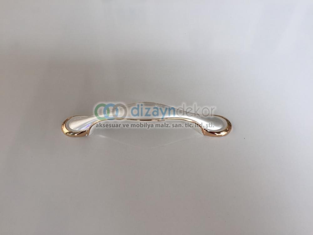 Altın-beyaz Desenli 128 Mm. Kulp