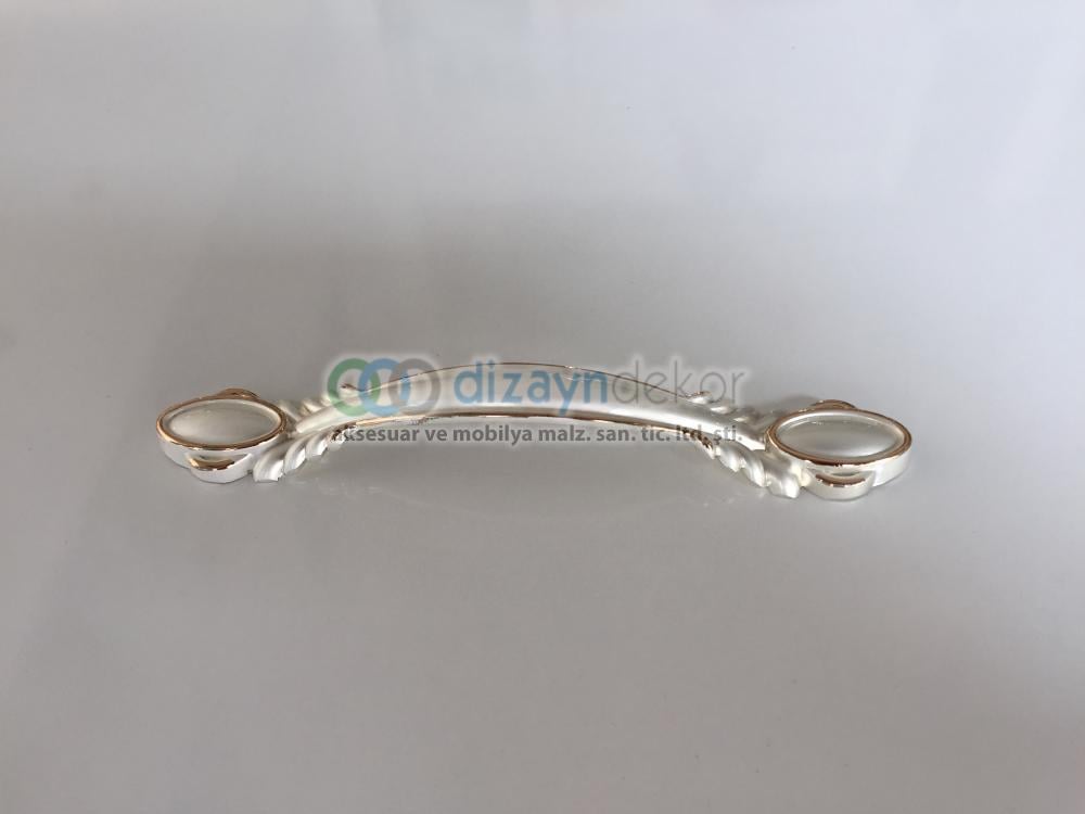 Altın-beyaz Desenli 96 Mm. Kulp
