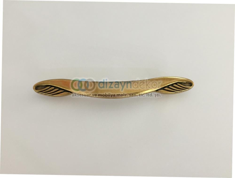 Antik Bronz Kaplama Desenli 96 Mm. Kulp