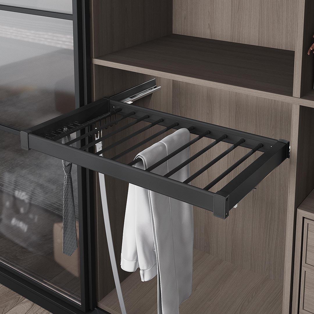 Antrasit Gizli Blum Tandem Raylı Frenli Pantolonluk S6707-6710